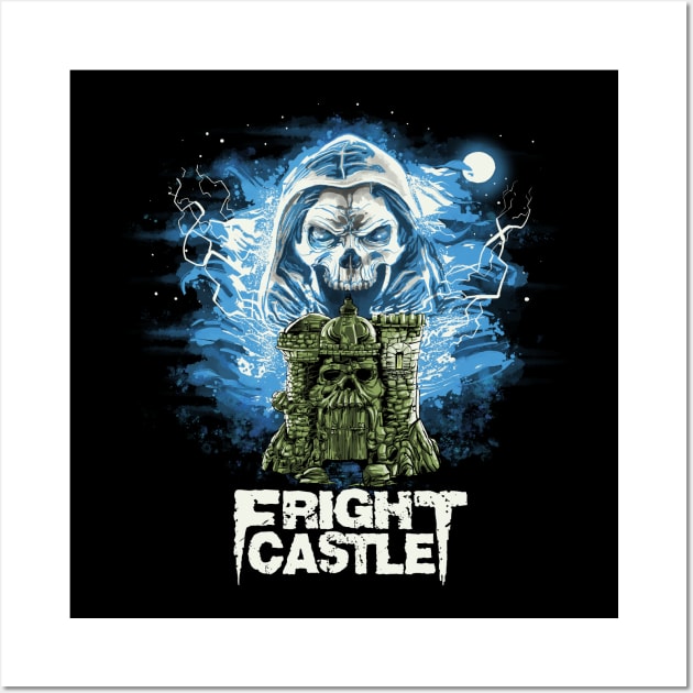 Fright Castle Wall Art by Zascanauta